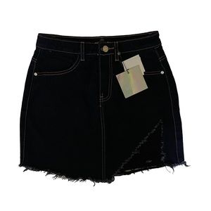 Missguided denim miniskirt